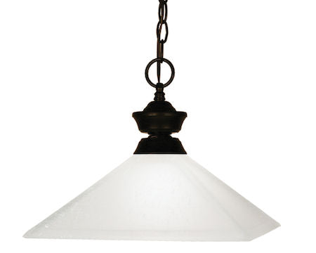 Z-Lite Flatwater 1 Light Pendant 100701BRZ-MMO13
