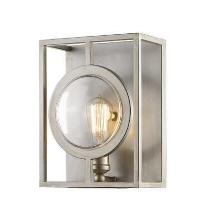 Z-Lite Port 1 Light Wall Sconce 448-1S-B-AS