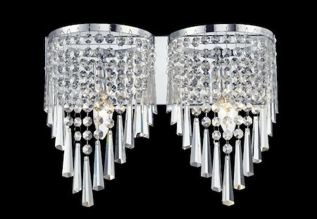 Z-Lite Tango 2 Light Crystal Vanity Light 868CH-2V