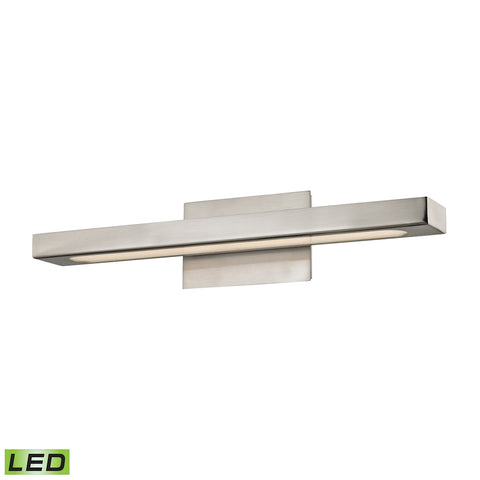 Newbury 26 Watt LED Wall Sconce In Brushed Nickel And Opal Glass