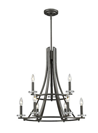 Z-Lite Verona 9 Light Chandelier 2010-9BRZ