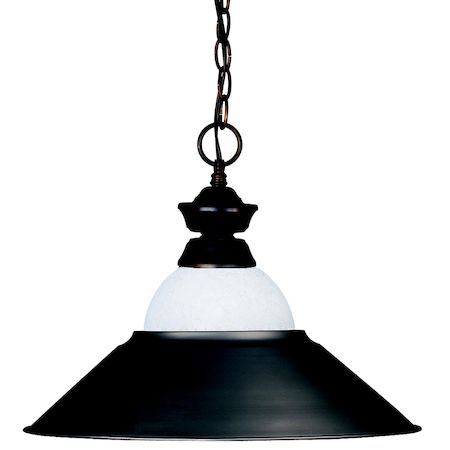 Z-Lite Pendant Lights 1 Light Pendant 100701OB-WMLOB