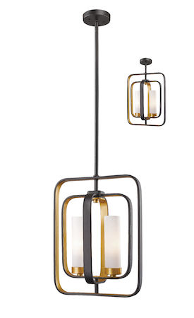 Z-Lite Aideen 2 Light Mini Pendant 6000MP-BZGD