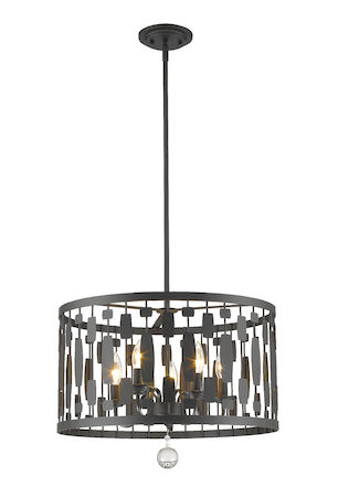 Z-Lite Almet 5 Light Pendant 430D20-BRZ