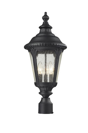 Z-Lite Medow Outdoor Post Light 545PHM-BK