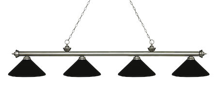 Z-Lite Riviera 4 Light Island/Billiard Light 200-4AS-MMB