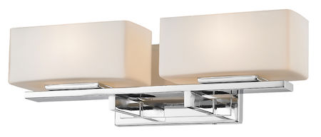 Z-Lite Kaleb 2 Light Vanity Light 3029-2V-CH-LED