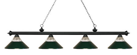 Z-Lite Riviera 4 Light Island/Billiard Light 200-4MB-RDG