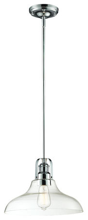 Z-Lite Forge 1 Light Pendant 321-13MP-CH