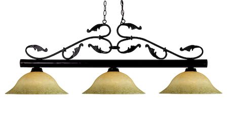 Z-Lite Bourbon 3 Light Billiard Light 140BRZ-GM16