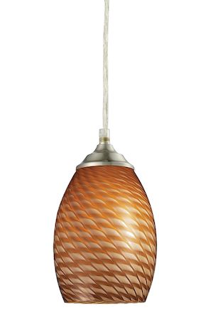 Z-Lite Jazz 1 Light Mini Pendant 131C-BN