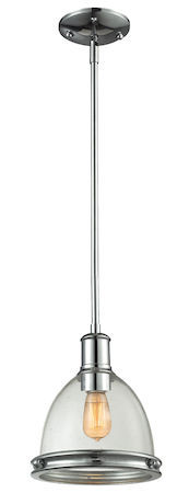 Z-Lite Mason 1 Light Mini Pendant 719MP-CH