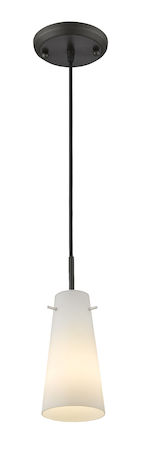 Z-Lite Monte 1 Light Mini Pendant 133MP-BRZ