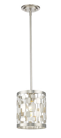 Z-Lite Almet 1 Light Mini Pendant 430MP-BN