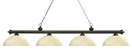 Z-Lite Riviera 4 Light Island/Billiard Light 200-4GB-DGM14