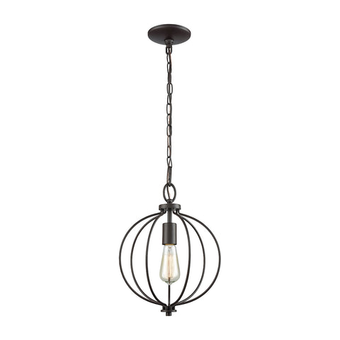 Williamsport 1 Light Pendant In Oil Rubbed Bronze