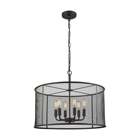 Williamsport 6 Light Chandelier In Oil Rubbed Bronze