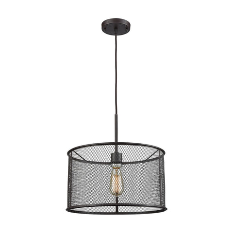 Williamsport 1 Light Pendant In Oil Rubbed Bronze