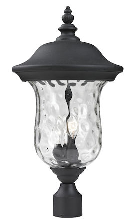 Z-Lite Armstrong Outdoor Post Light 533PHB-BK