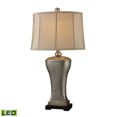 Trump Home Lexington Avenue LED Table Lamp In Silver Lake Finish