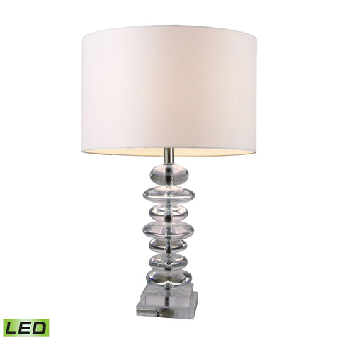 Trump Home Madison LED Table Lamp In Clear Crystal