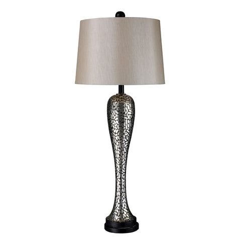 Samson Table Lamp in Eclipse Silver