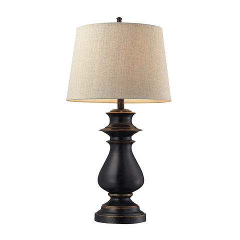 Northdell Metal Table Lamp In Dark Bronze