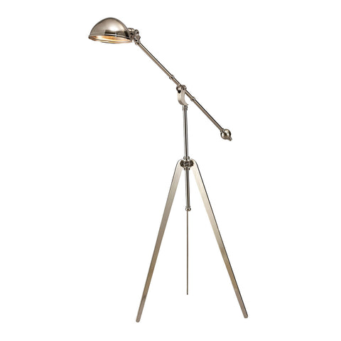 Trump Home Wesley Adjustable Floor Lamp in Nickel