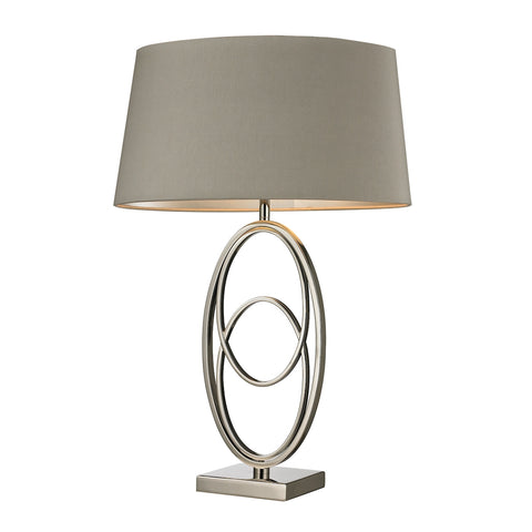 Hanoverville Table Lamp in Polished Nickel