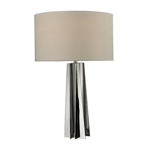 Ranick Clear Crystal Table Lamp in Chrome