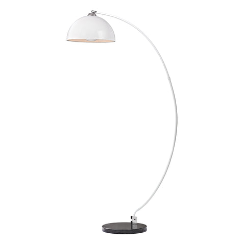 Cityscape Adjustable Floor Lamp in White And Black