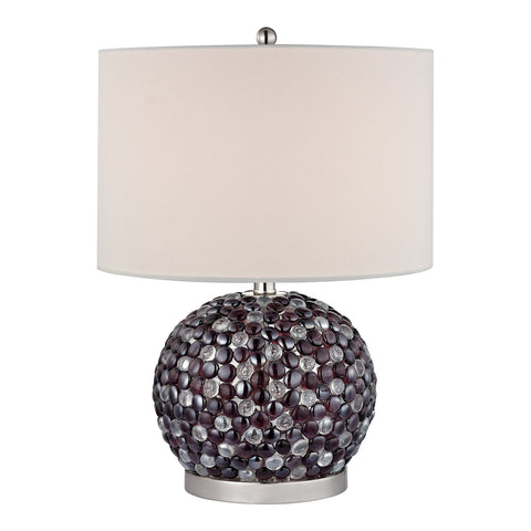 Amethyst Stone Bejewelled Table Lamp