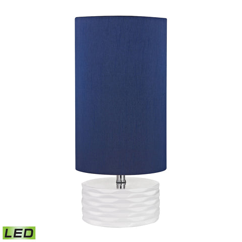 Tamworth Ceramic LED Table Lamp in White