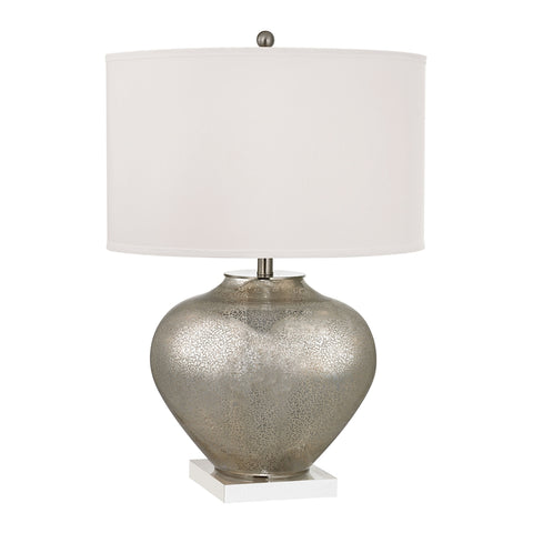 Edenbridge Antique Mercury Glass Table Lamp With LED Nightlight
