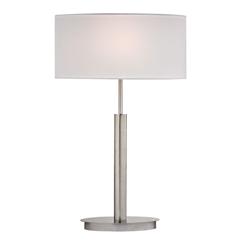 Port Elizabeth Table Lamp in Satin Nickel