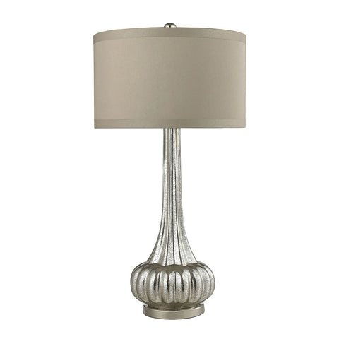 Trump Home Stem Neck Table Lamp In Antique Mercury Glass