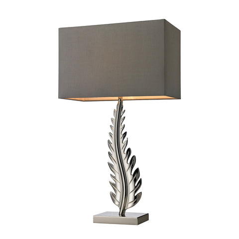 Oak Cliff Solid Brass Table Lamp in Polished Chrome