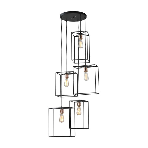 Box Pendant Cluster