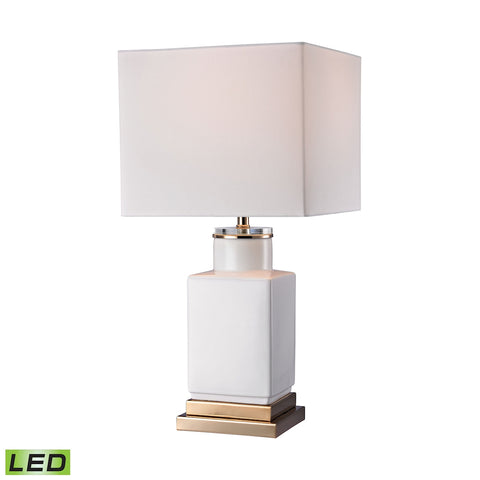 Small White Cube LED Lamp