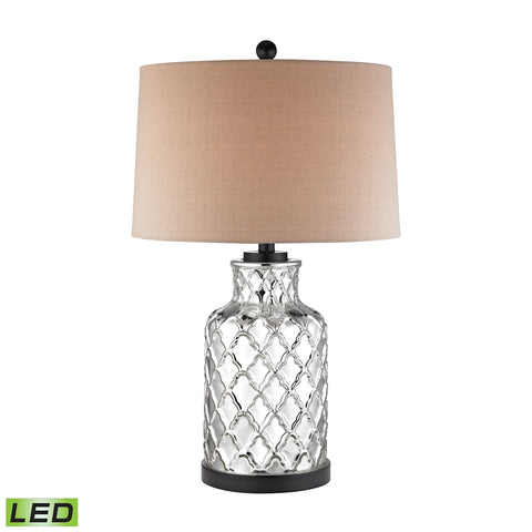 Mercury Quatrefoil LED Jug Lamp