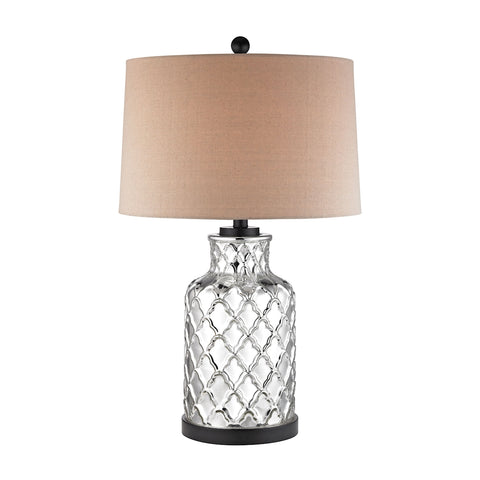 Mercury Quatrefoil Jug Lamp