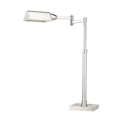 Polished Nickle Desk Lamp