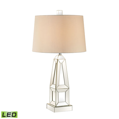 Modern Obelisk Mirror LED Table Lamp