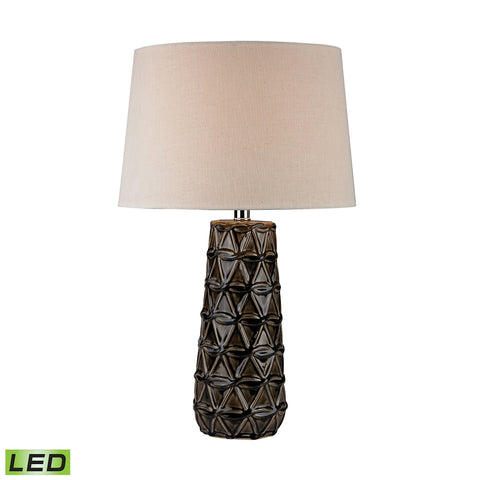 Stacked Brown Pedals LED Table Lamp