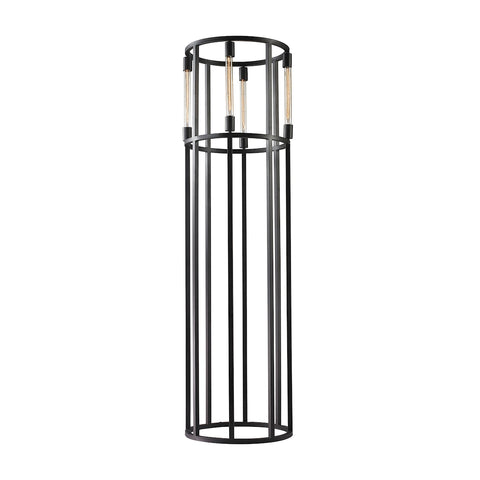 Tube 4 Light Cylinder Floor Lamp