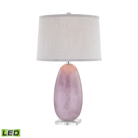 Provence 1 Light LED Table Lamp In Spun Lilac