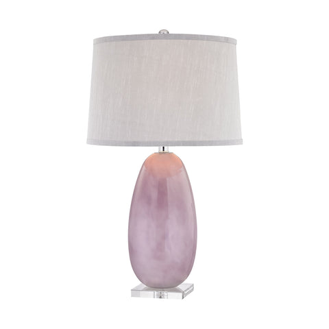 Provence 1 Light Table Lamp In Spun Lilac