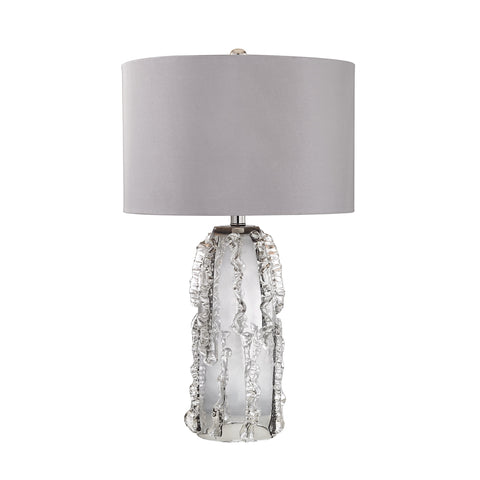 Palais 1 Light Table Lamp In Grey Smoke
