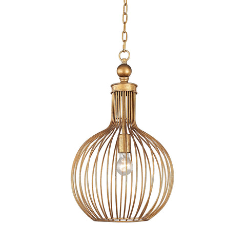 Five Cays Pendant In Gold Leaf