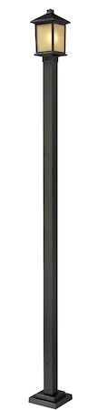 Z-Lite Holbrook Outdoor Post Light 537PHM-536P-ORB